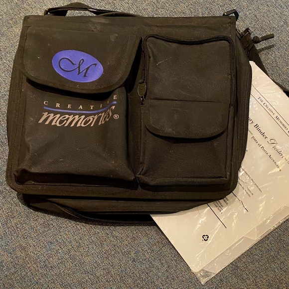 🧳 Creative Memories Memory Mate Shoulder Tote Bag & 6 Accessory Binder Dividers - Picture 1 of 15